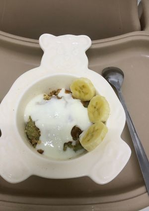 Hình của món Tiramisu yến mạch.