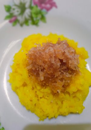 Foto resep Ketan kuning bumbu inti