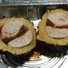 A picture of Grilled Swineapple (pork & pineapple).