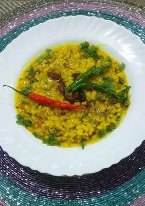 A picture of Urad daal simple cooking.