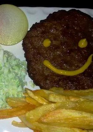 صورة لوصفة طريقة عمل اقراص الهمبرغر في المنزل