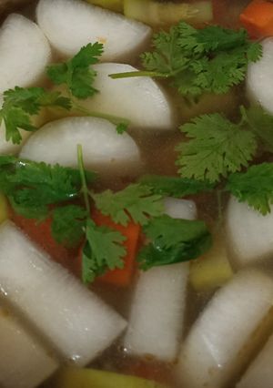 Foto resep Soup Lobak simple