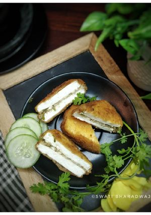 পনির স্যান্ডউইচ(Paneer Sandwich recipe in Bengali) রেসিপির প্রধান ছবি