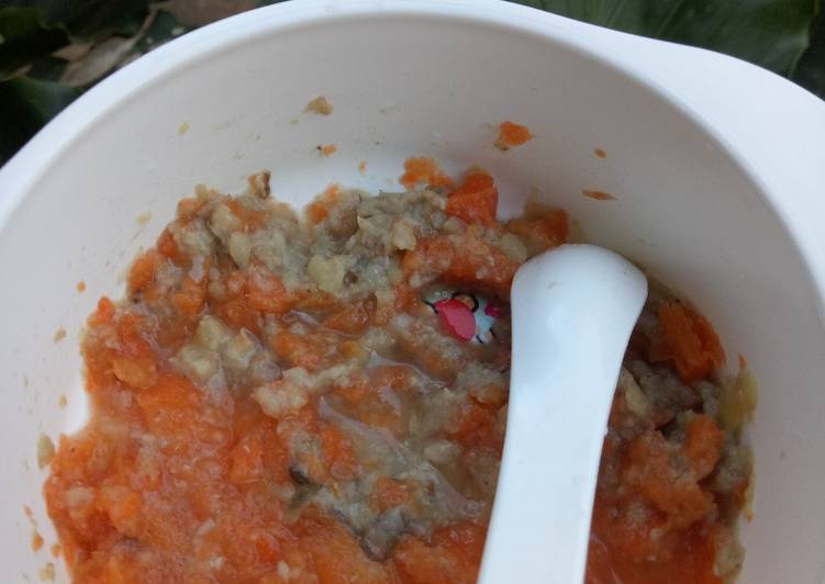 Cara membuat Mpasi ikan lele kentang wortel Sederhana Untuk Jualan