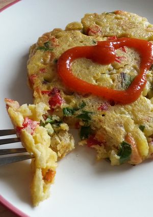 Foto resep Telur Dadar Kentang