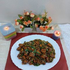 A picture of Paneer manchurian.