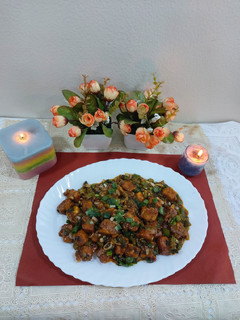 A picture of Paneer manchurian.