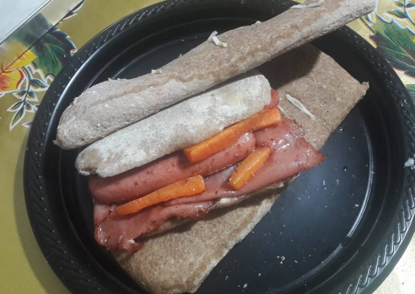 Ciabatta con aceitunas