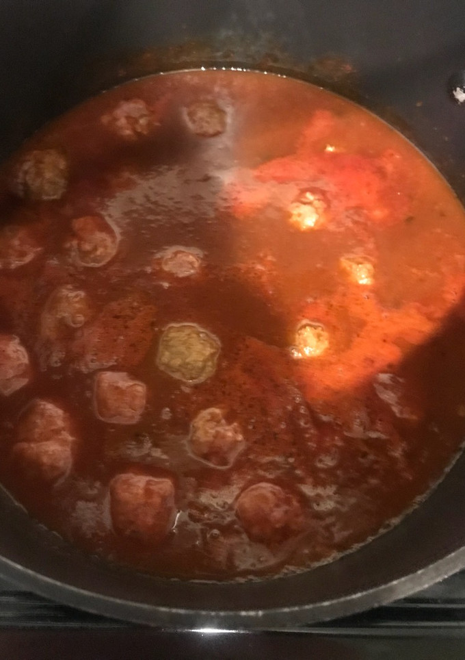 Una foto de Albóndigas picositas