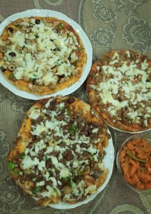 صورة لوصفة عجينة البيتزا 🍕🍕😍