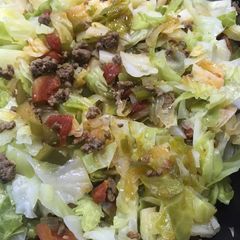 A picture of Cabbage Roll skillet Dinner.