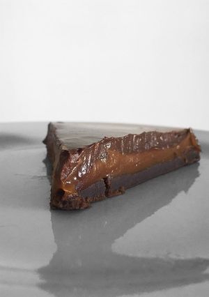 Una foto de Torta de chocolate Toffi ❤️ s/horno