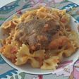 Μπριζολάκια χοιρινά με μακαρόνια Farfalle