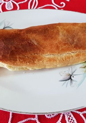 Una foto de Hojaldre de queso y olivas