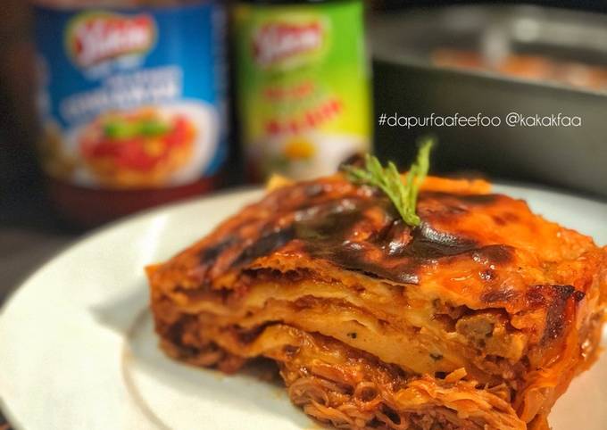 Resipi Wonton Beef Lasagna Oleh Kakak Faa Cookpad
