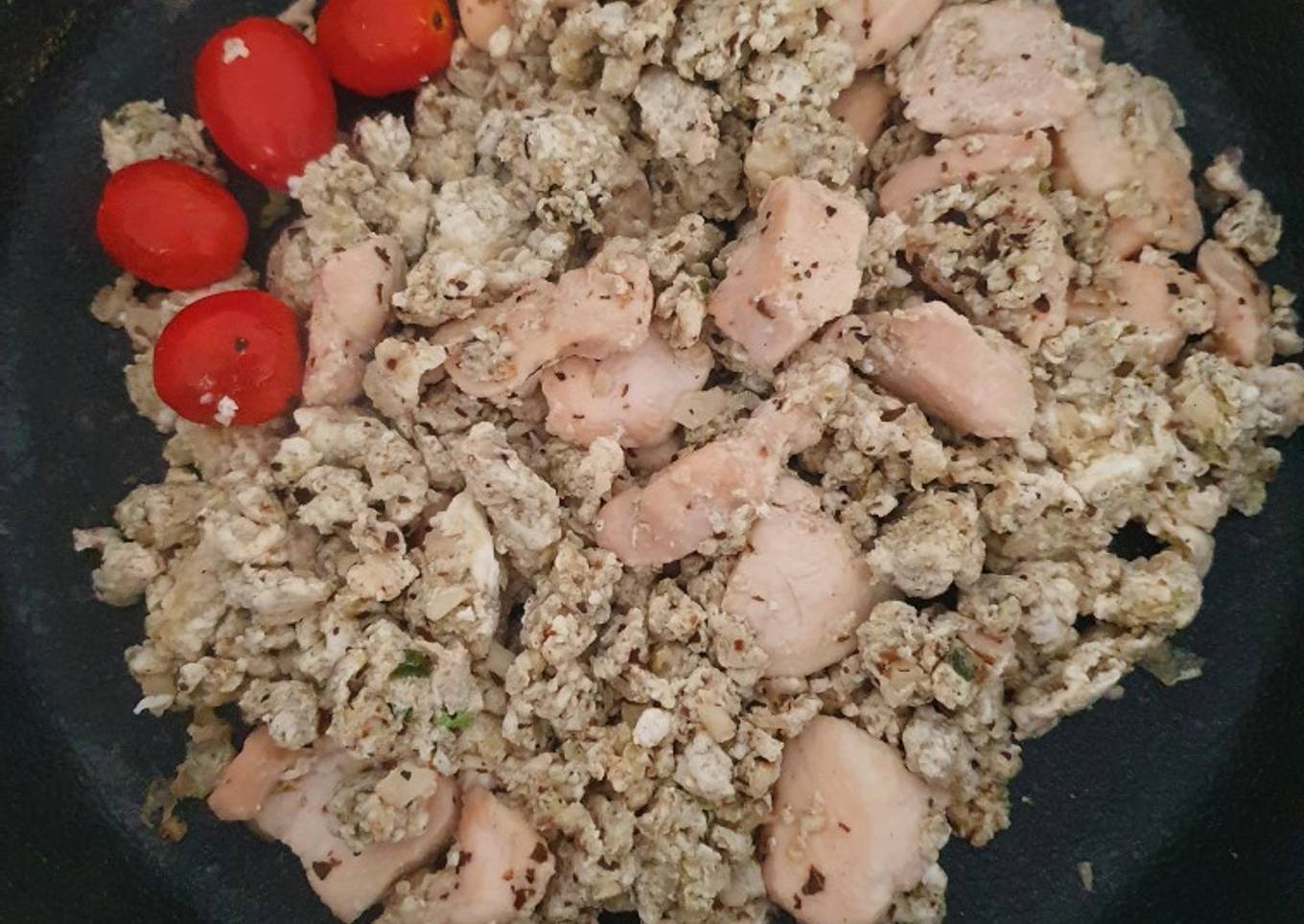 Ayam Putih Telur Cabe Ijo Tinggi Protein