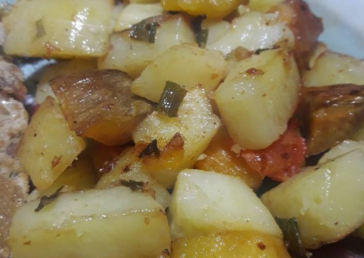 Recipe of Award-winning Papas al horno nivel Dioses del Olimpo!