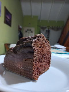 Una foto de Budín de avena y cacao