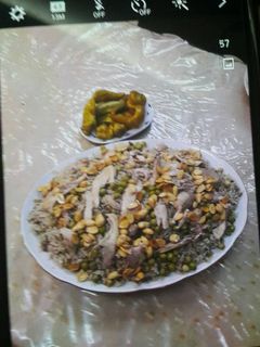 صورة لوصفة رز مع بازيلا