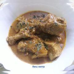 A picture of Butter chicken masala.