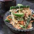 Urap sayur, kukus.