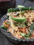 Urap sayur, kukus.