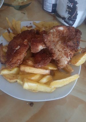 Una foto de KFC casero
