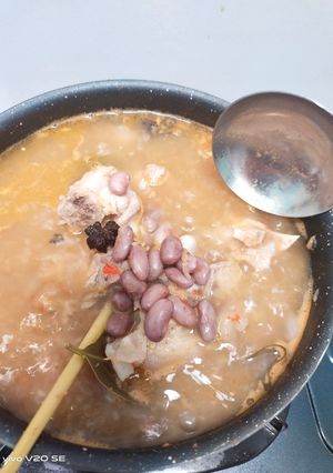 Foto resep Sop daging babi, kacang merah