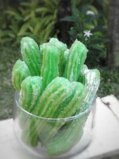 Foto resep Churros Pandan
