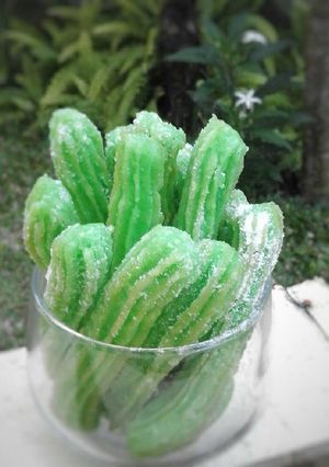 Foto resep Churros Pandan
