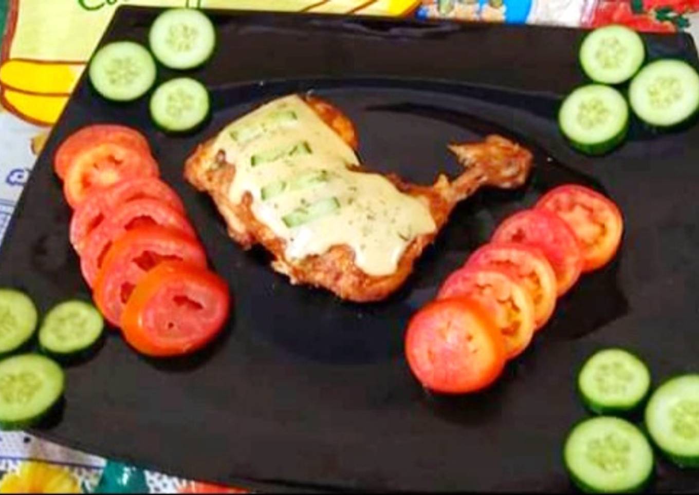 Chicken cheese tikka