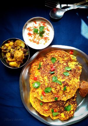 মিক্স ভেজিটেবল চিলা(mix vegetable chilla recipe in Bengali) রেসিপির প্রধান ছবি