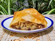Una foto de strudel masa