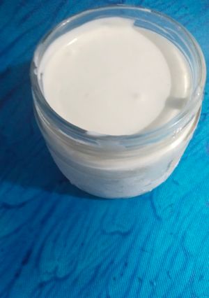 A picture of Homemade mayonnaise.