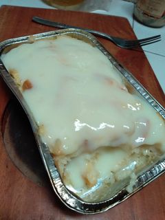 Foto resep Puding roti saus vla