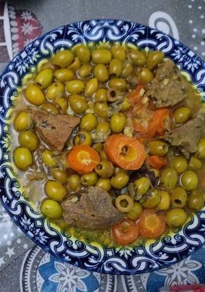 صورة لوصفة طاجين الزيتون التقليدي