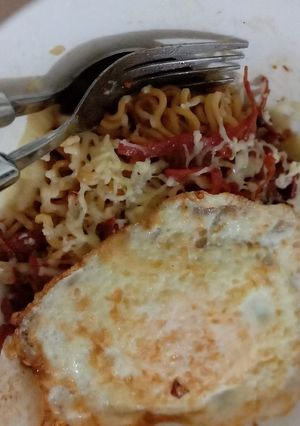 Foto resep Indomie Goreng Mozarella