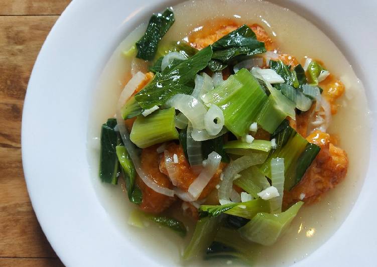 Ayam goreng tepung siram pokcoy�?�🥬