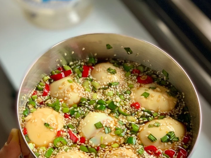 Easy Way Make Mayak Eggs (Korean Marinated soft boiled eggs) the Delicious Really delicious