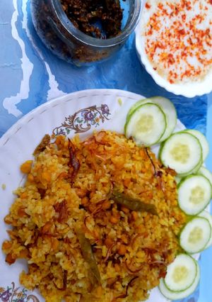 A picture of Hyderabadi Qubooli.