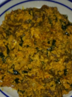 A picture of Egusi soup.