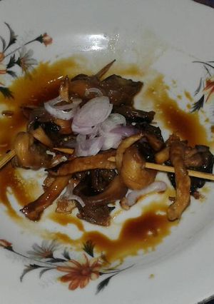 Foto resep Sate Jamur Tiram🍡🍄