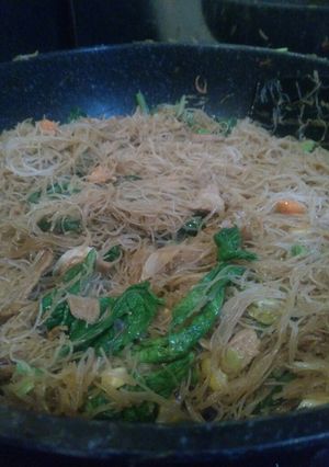 Foto resep Bihun goreng versi vegetarian