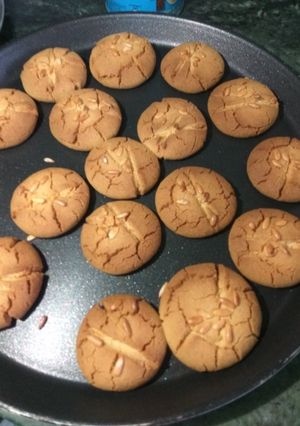 A picture of Nan Khatai (Indian Shortbread Cookies).