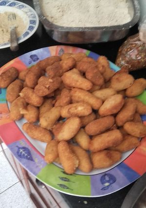 Una foto de Croquetas de pollo -receta cubana