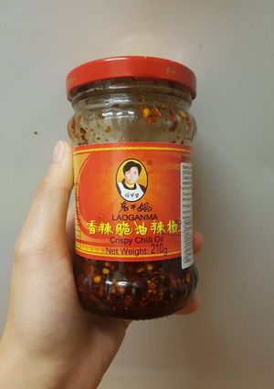 Hình của món Cách làm ớt chưng Tàu (chili oil).