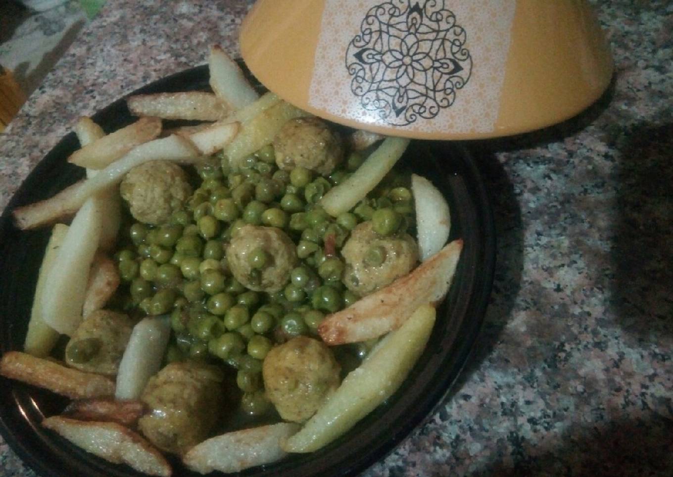 Tajine de petit pois