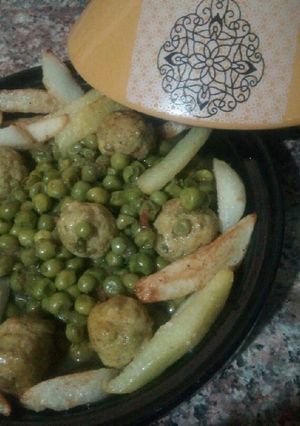 Une photo de Tajine de petit pois