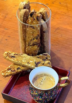 A picture of Cranberry and Almond Biscotti.