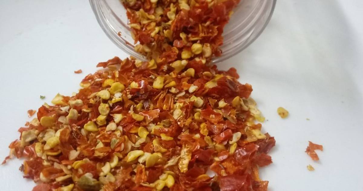 रेड चिली फ्लेक्स (Red chilli flakes recipe in hindi) रेसिपी बनाने की